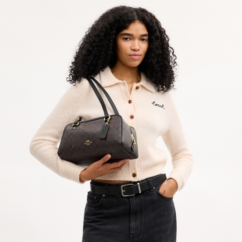 Coach Outlet Sydney Shoulder Bag In Signature Canvas - Preorder