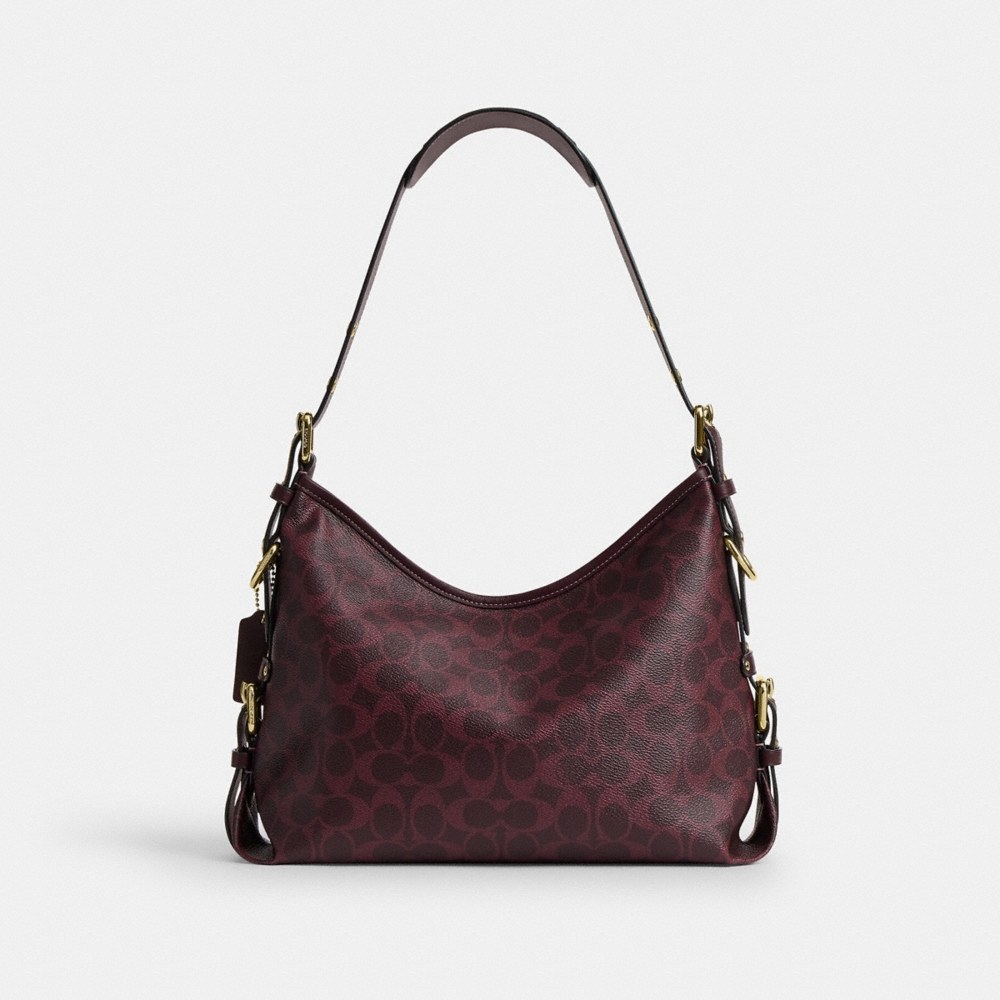 Coach Outlet Laurel Shoulder Bag With Buckles In Signature Canvas - Preorder - Image 4