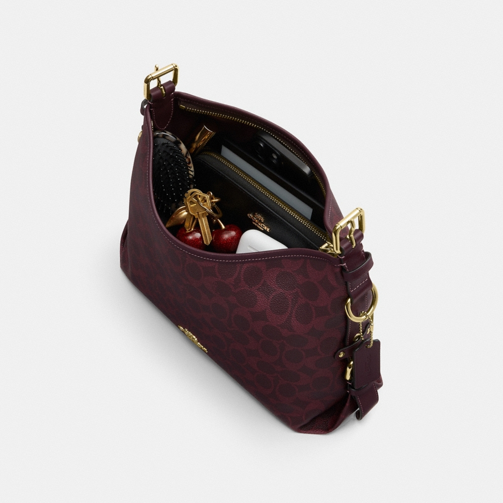 Coach Outlet Laurel Shoulder Bag With Buckles In Signature Canvas - Preorder - Image 5
