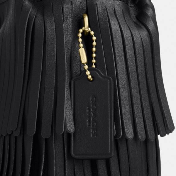 Coach Outlet Faye Mini Drawstring Bag With Fringe - Preorder