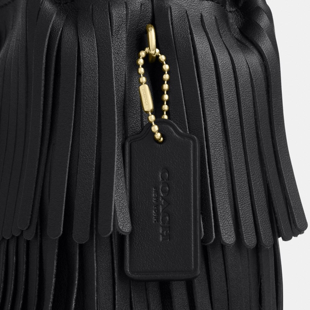 Coach Outlet Faye Mini Drawstring Bag With Fringe - Preorder