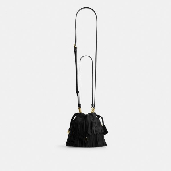 Coach Outlet Faye Mini Drawstring Bag With Fringe - Preorder