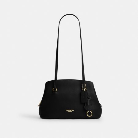 Coach Outlet Elise Shoulder Bag - Preorder — Brass/Black