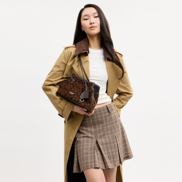 Coach Outlet Elise Shoulder Bag In Signature Chenille - Preorder