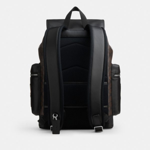 Coach Outlet Sprint Backpack In Signature Canvas With Patches - Preorder