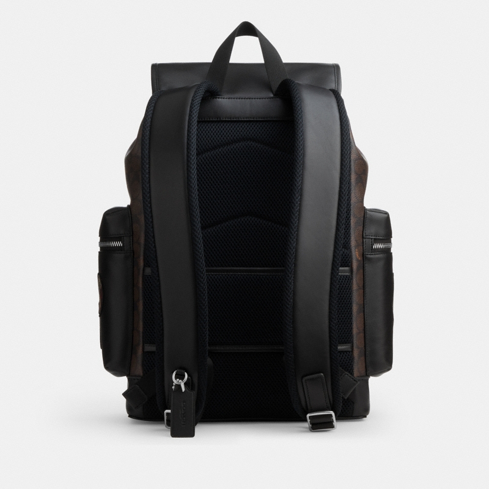 Coach Outlet Sprint Backpack In Signature Canvas With Patches - Preorder