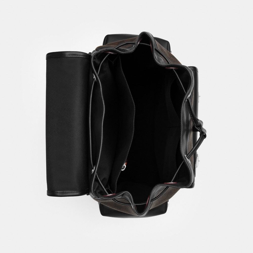 Coach Outlet Sprint Backpack In Signature Canvas With Patches - Preorder