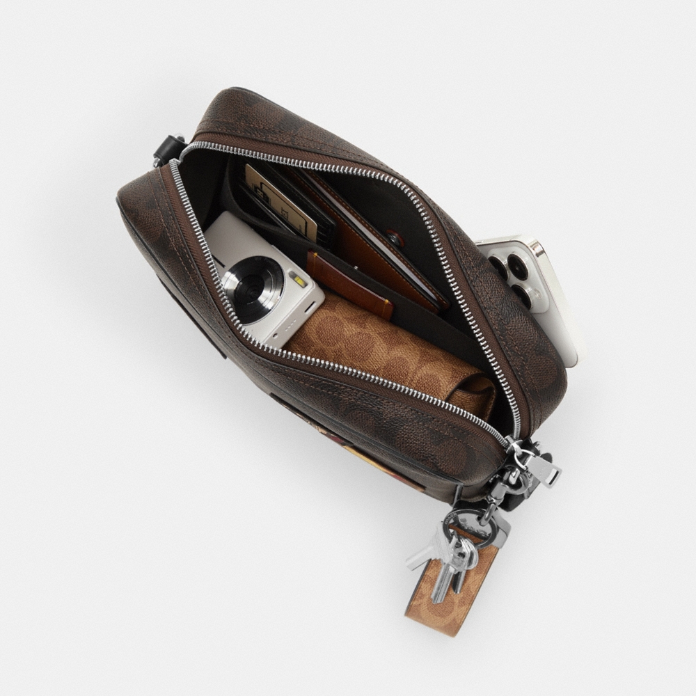 Coach Outlet Colton Crossbody Bag 25 In Signature Canvas With Patches - Preorder