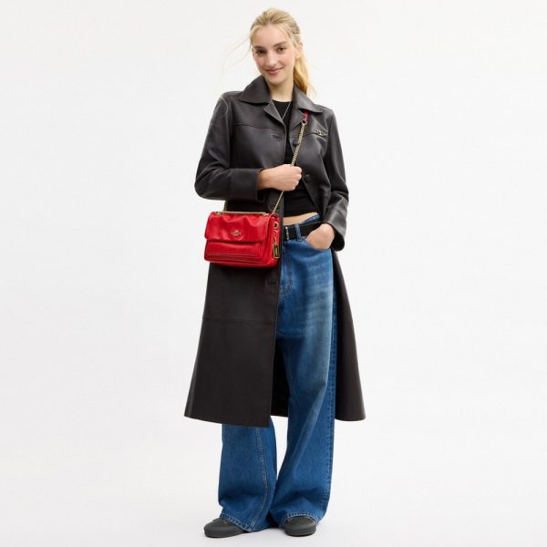 Coach Outlet Elodie Crossbody Bag 24 With Quilting - Preorder