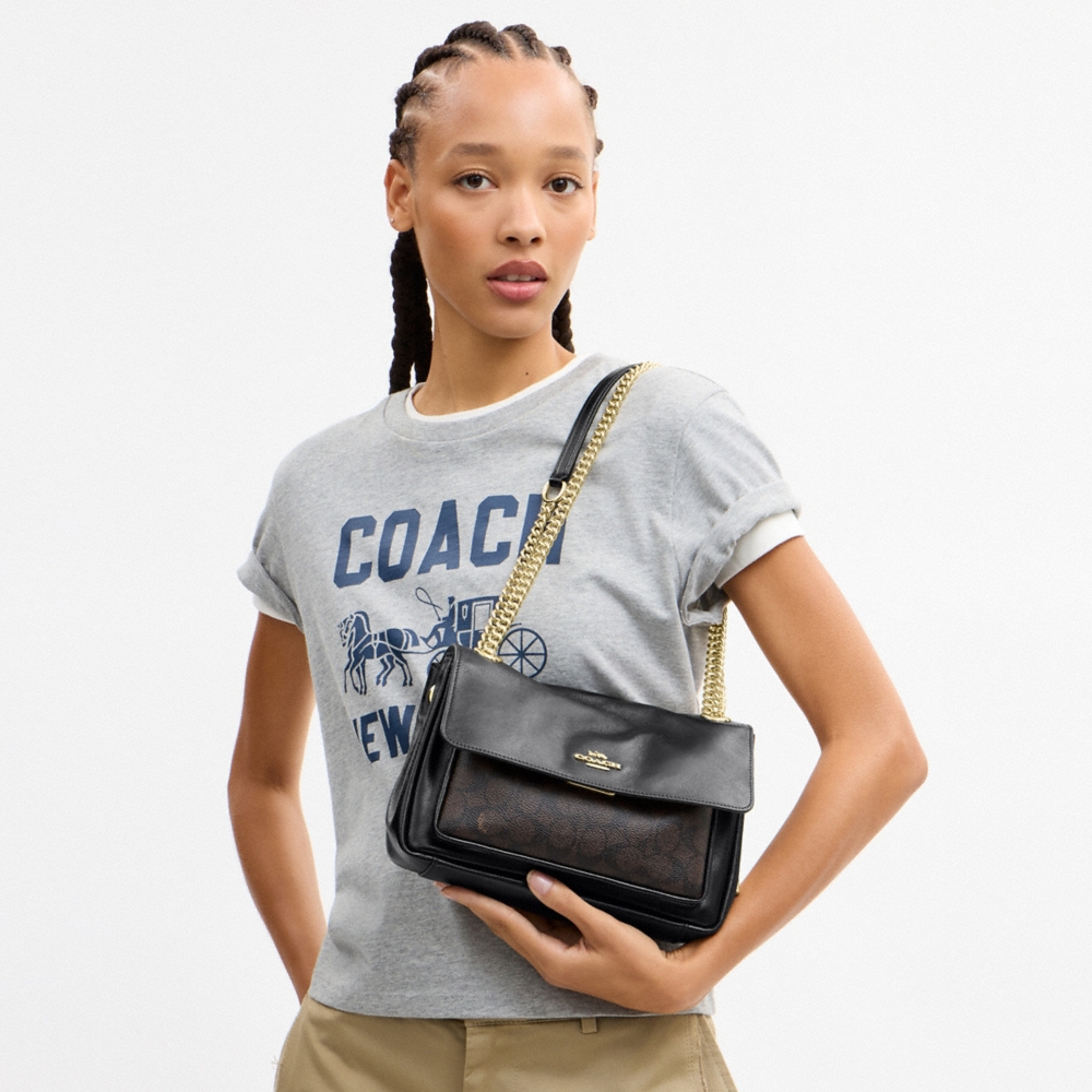 Coach Outlet Elodie Crossbody Bag 24 In Signature Canvas - Preorder