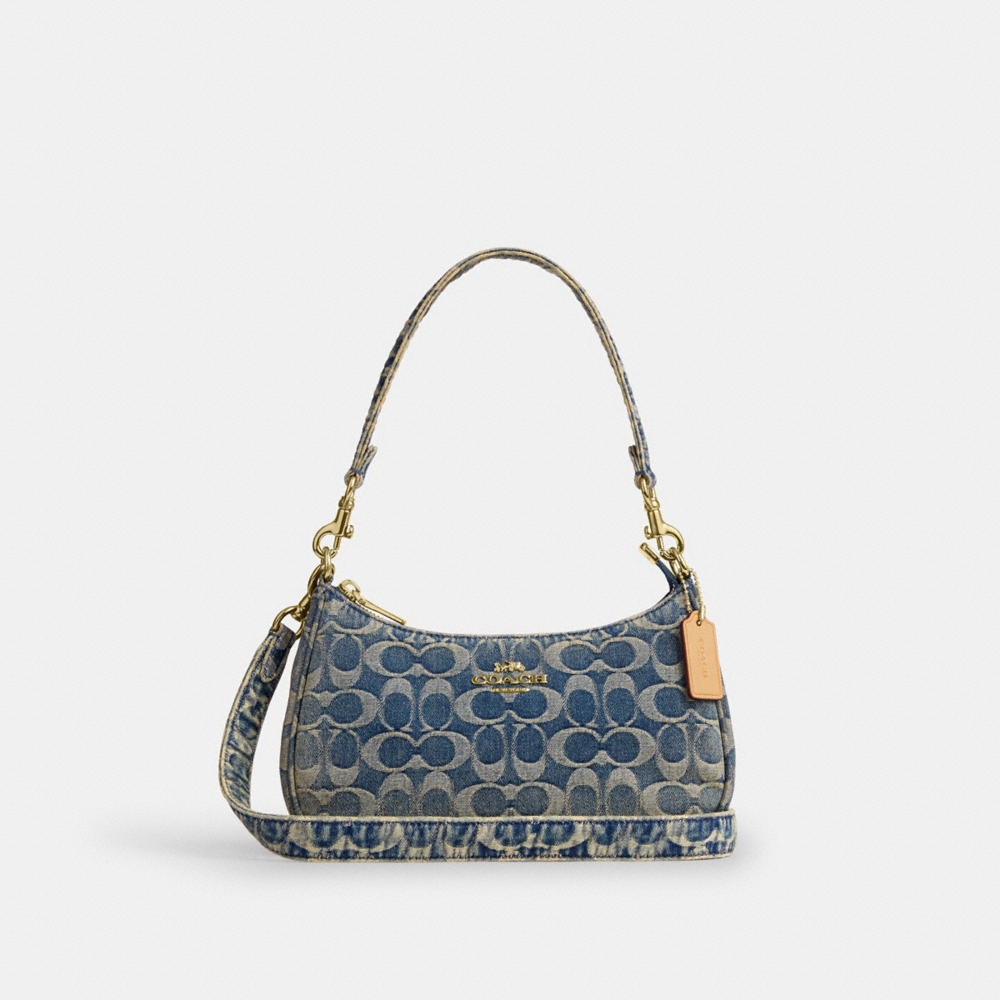 Coach Outlet Teri Shoulder Bag In Signature Regenerative Cotton Denim - Preorder