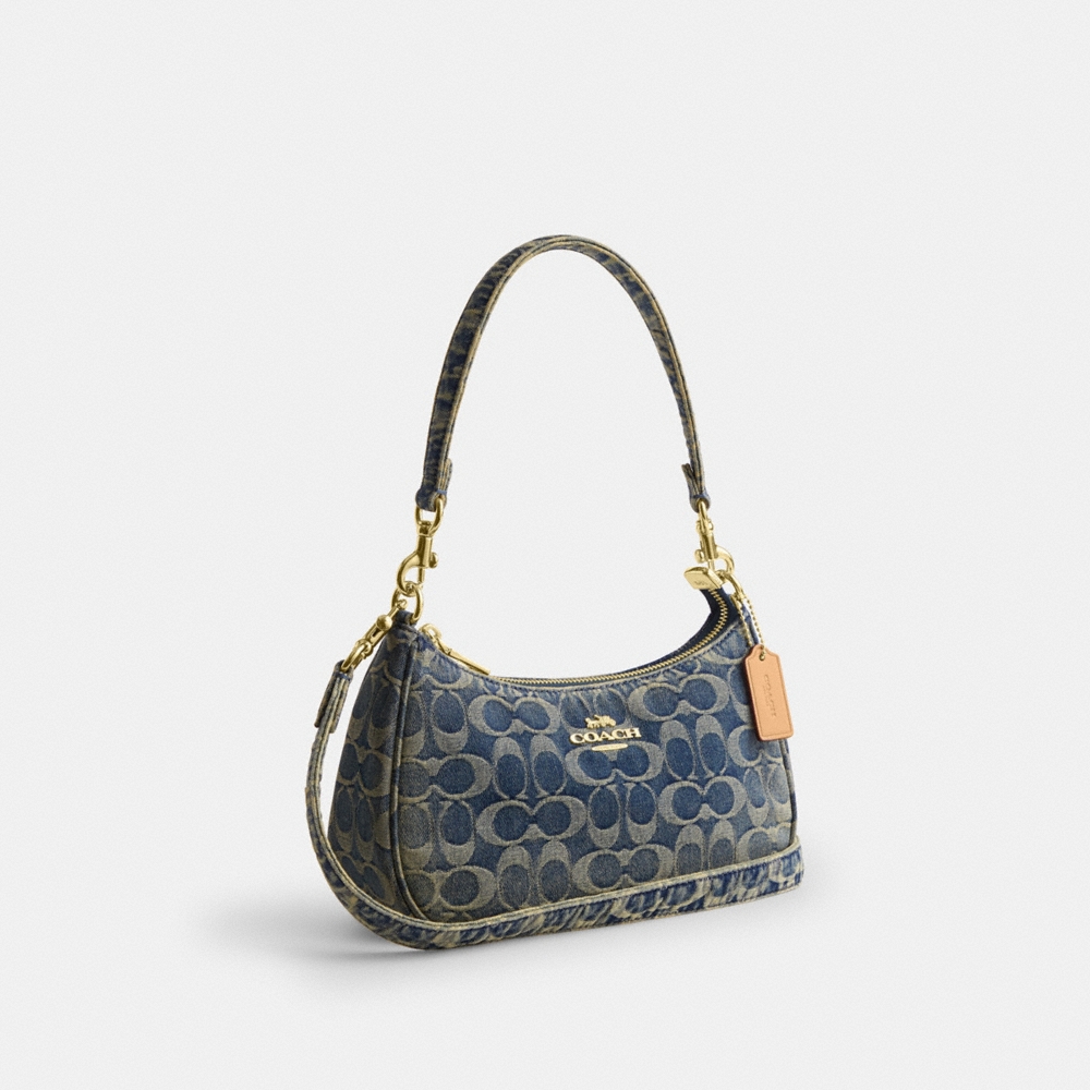 Coach Outlet Teri Shoulder Bag In Signature Regenerative Cotton Denim - Preorder