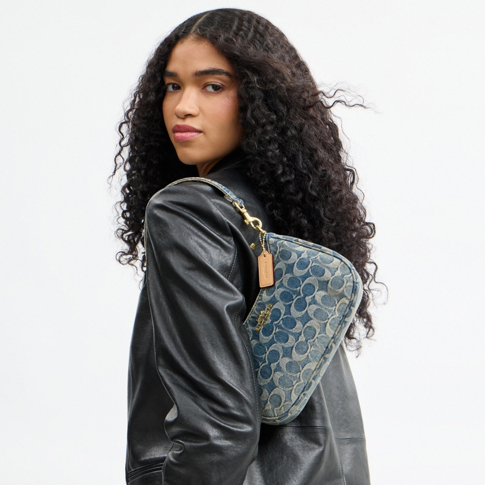 Coach Outlet Teri Shoulder Bag In Signature Regenerative Cotton Denim - Preorder