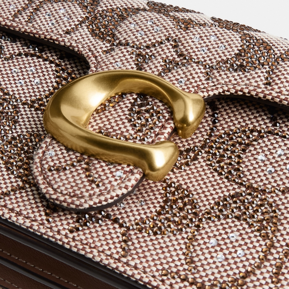 Coach Outlet Soft Tabby Shoulder Bag 20 In Crystal Signature Jacquard - Preorder