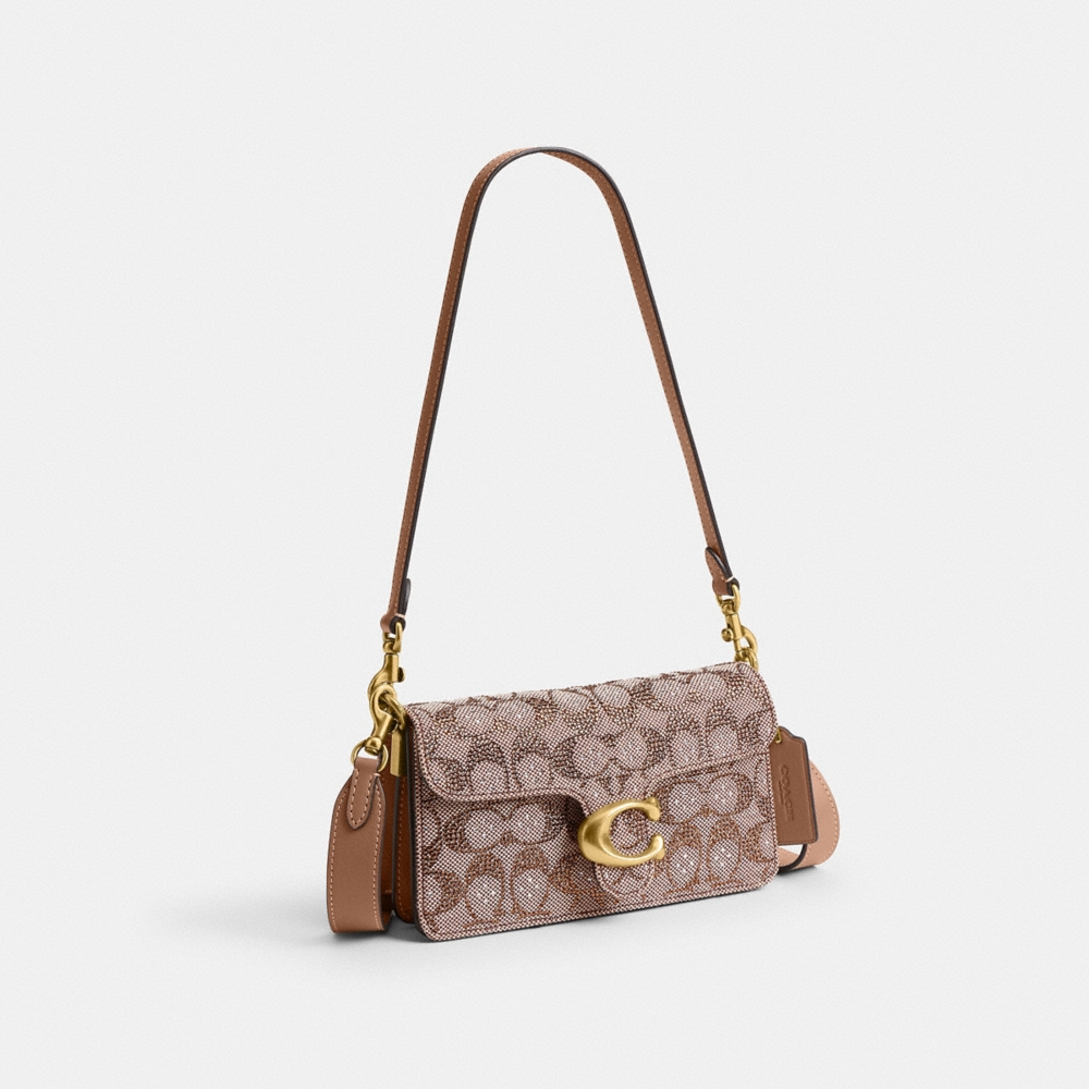 Coach Outlet Soft Tabby Shoulder Bag 20 In Crystal Signature Jacquard - Preorder