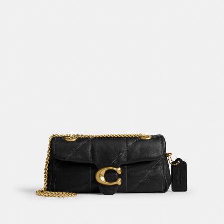 Coach Tabby Shoulder Bag 20 With Quilting - Preorder — Brass/Black