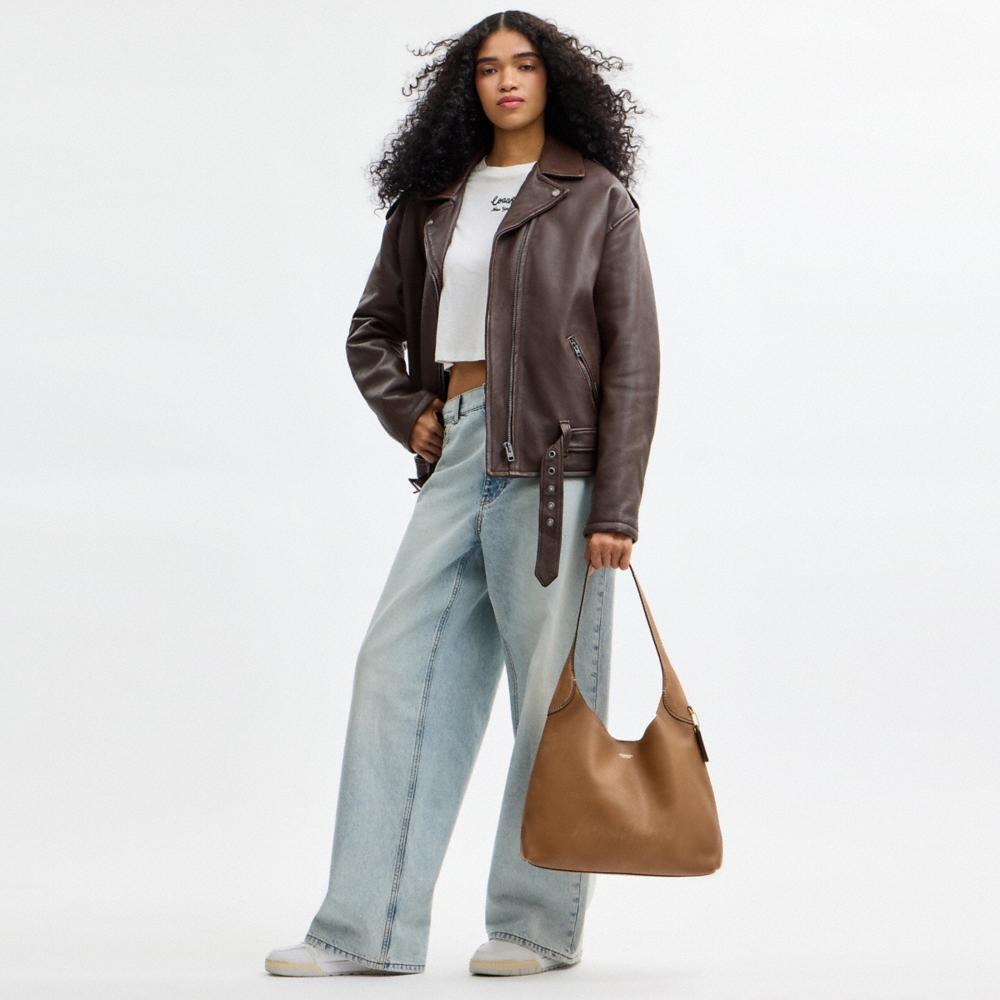 Coach Brooklyn Shoulder Bag 34 In Loved Leather - Preorder
