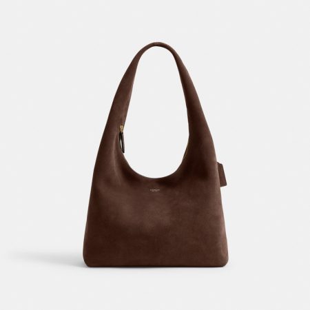 Coach Pillow Brooklyn Shoulder Bag 34 - Preorder — Brass/Dark Chocolate