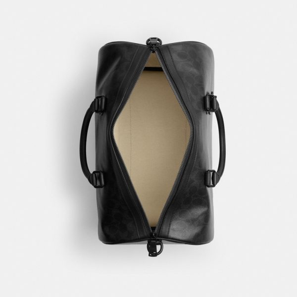 Coach Outlet Rowan Satchel Bag 40 In Signature Cotton - Preorder