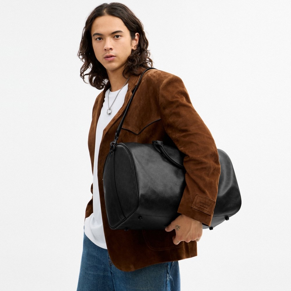 Coach Outlet Rowan Satchel Bag 40 In Signature Cotton - Preorder