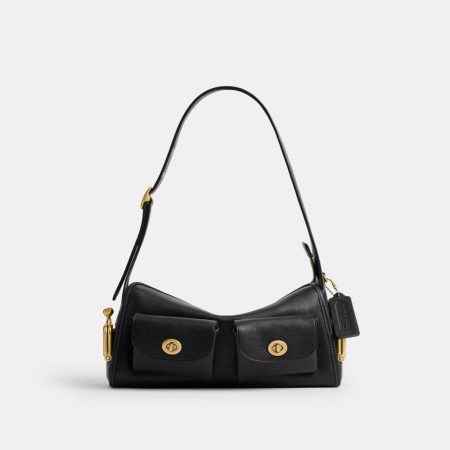 Coach Outlet Turnlock Haversack Bag 27 - Preorder — Brass/Black