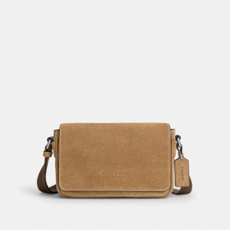 Coach Outlet Jack Small Flap Crossbody - Preorder — Silver/Cedar
