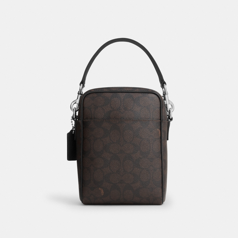 Coach Outlet Tristan Crossbody Bag 14 In Signature Canvas With Patches - Preorder