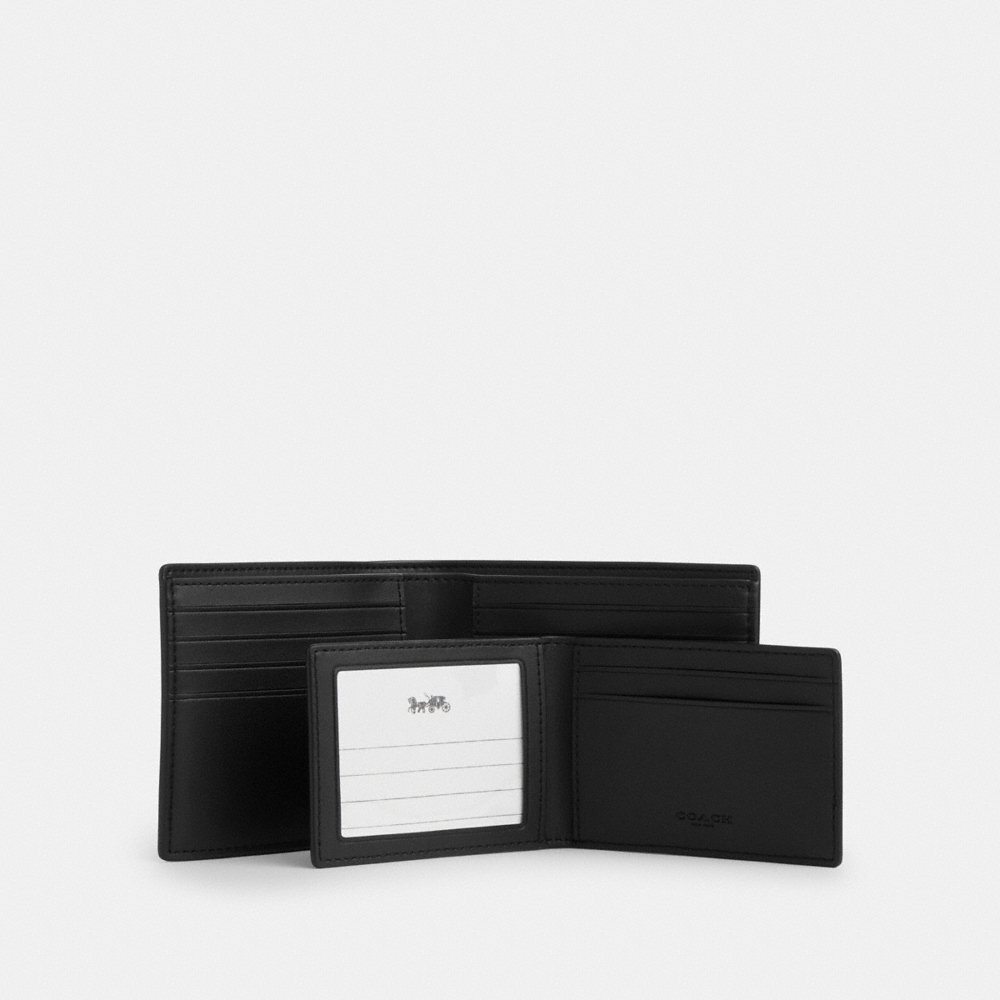 Coach Outlet 3-In-1 Wallet In Signature Canvas With Patches - Preorder