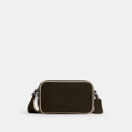 Coach Outlet Colton Crossbody Bag 19 - Preorder — Silver/Ebony/Ivory