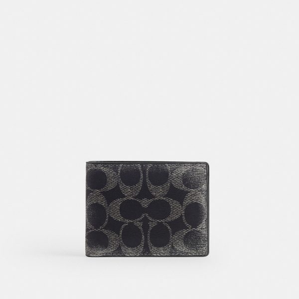 Coach Slim Billfold Wallet In Loved Signature - Preorder