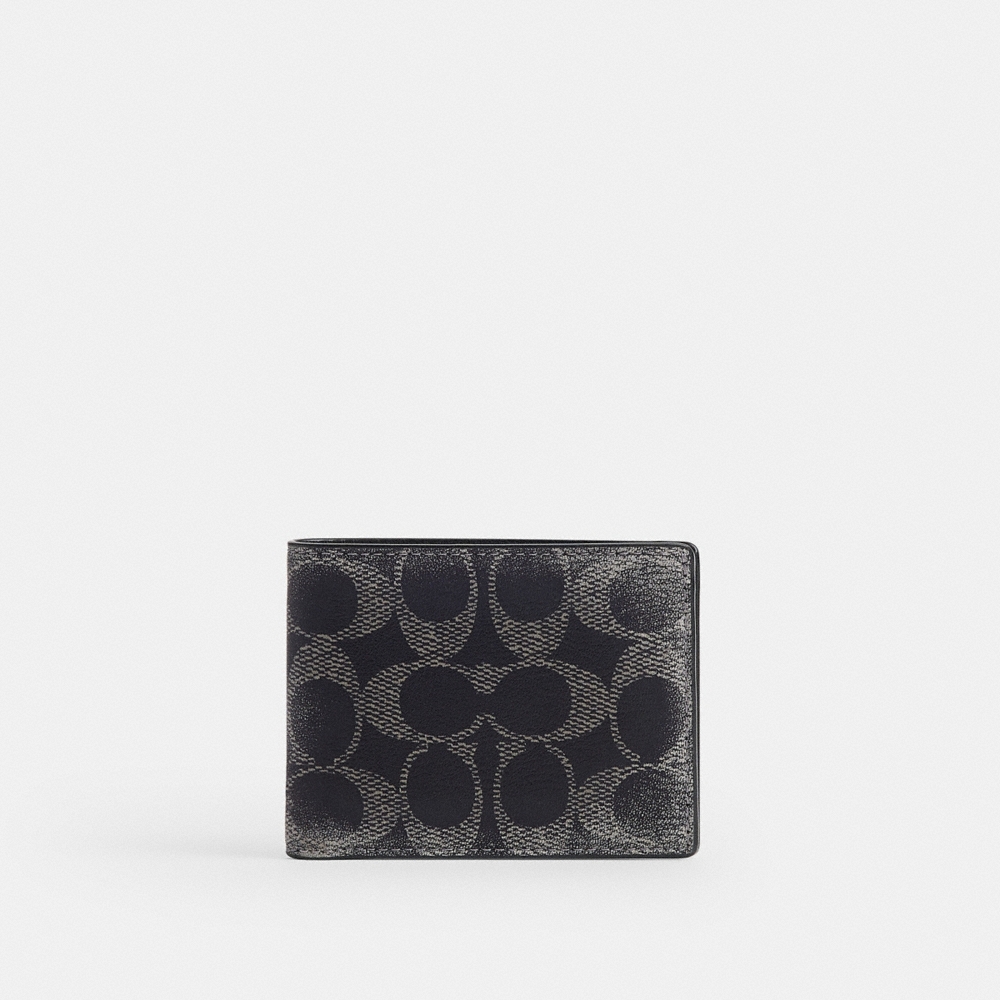 Coach Slim Billfold Wallet In Loved Signature - Preorder