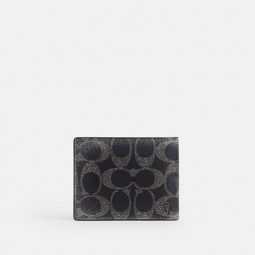 Coach Slim Billfold Wallet In Loved Signature - Preorder