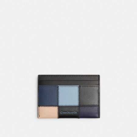 Coach Alter/Ego Flat Card Case - Preorder — Blue/Cream