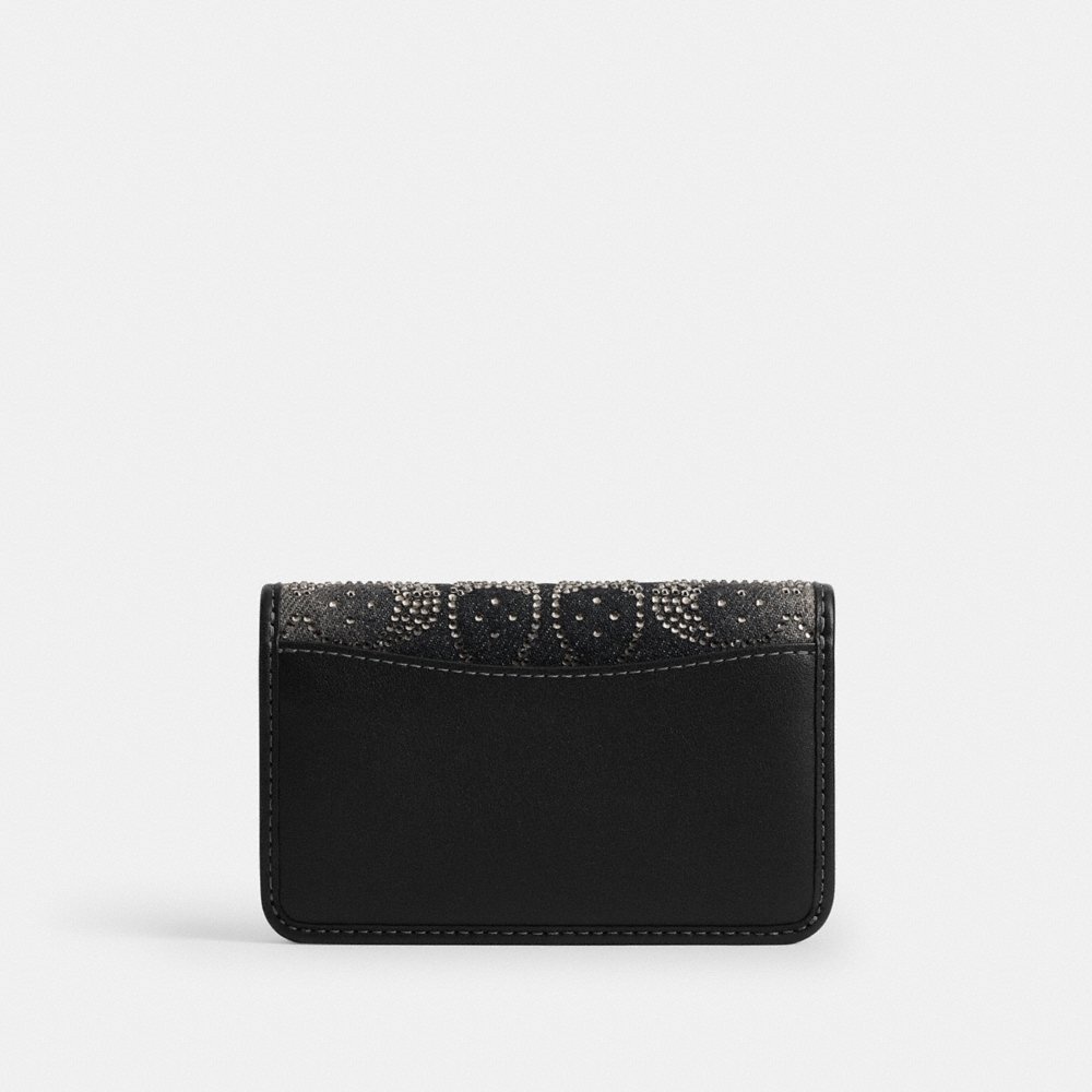 Coach Essential Slim Card Case With Crystal Signature - Preorder