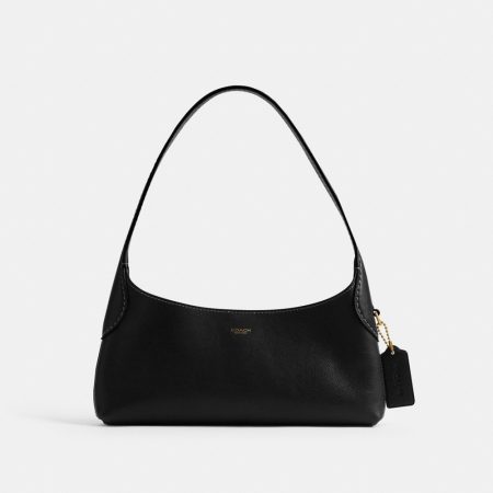 Coach Outlet Brooklyn Shoulder Bag 26 - Preorder — Brass/Black