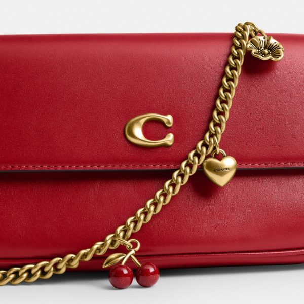 Coach Brook Flap Chain Bag With Charm Chain Strap - Preorder