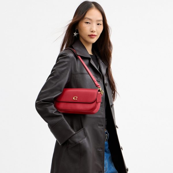 Coach Brook Flap Chain Bag With Charm Chain Strap - Preorder