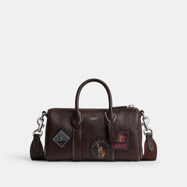 Coach Compass Bag 25 In Loved Leather With Stickers - Preorder
