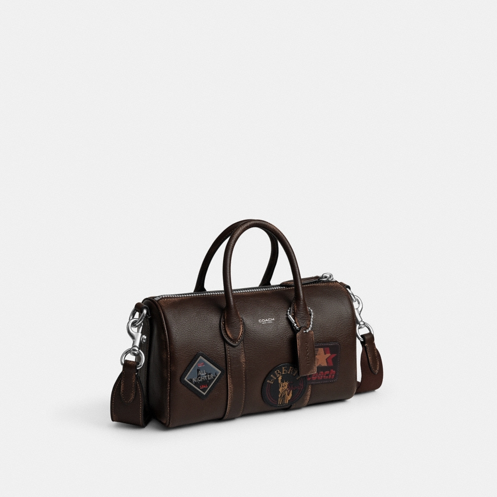 Coach Compass Bag 25 In Loved Leather With Stickers - Preorder