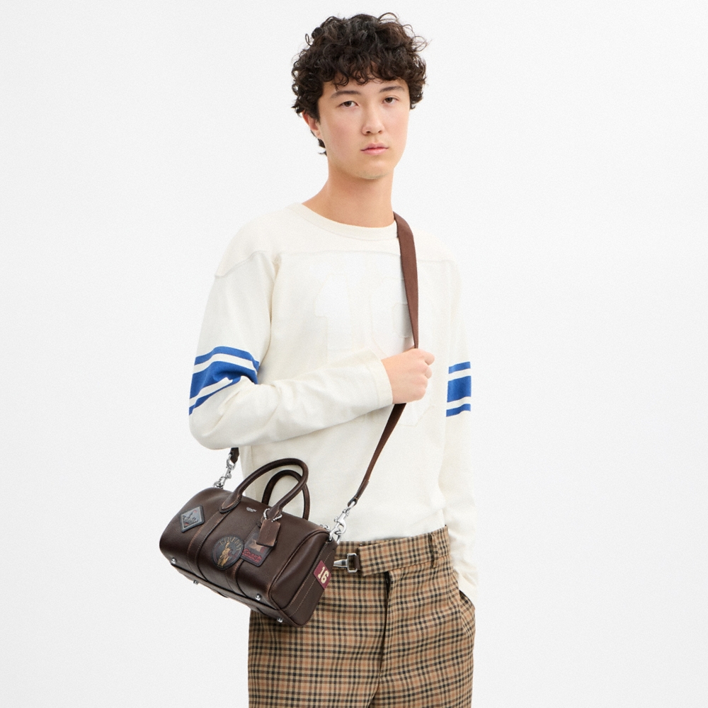 Coach Compass Bag 25 In Loved Leather With Stickers - Preorder