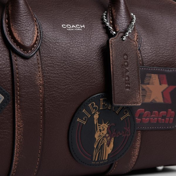 Coach Compass Bag 25 In Loved Leather With Stickers - Preorder