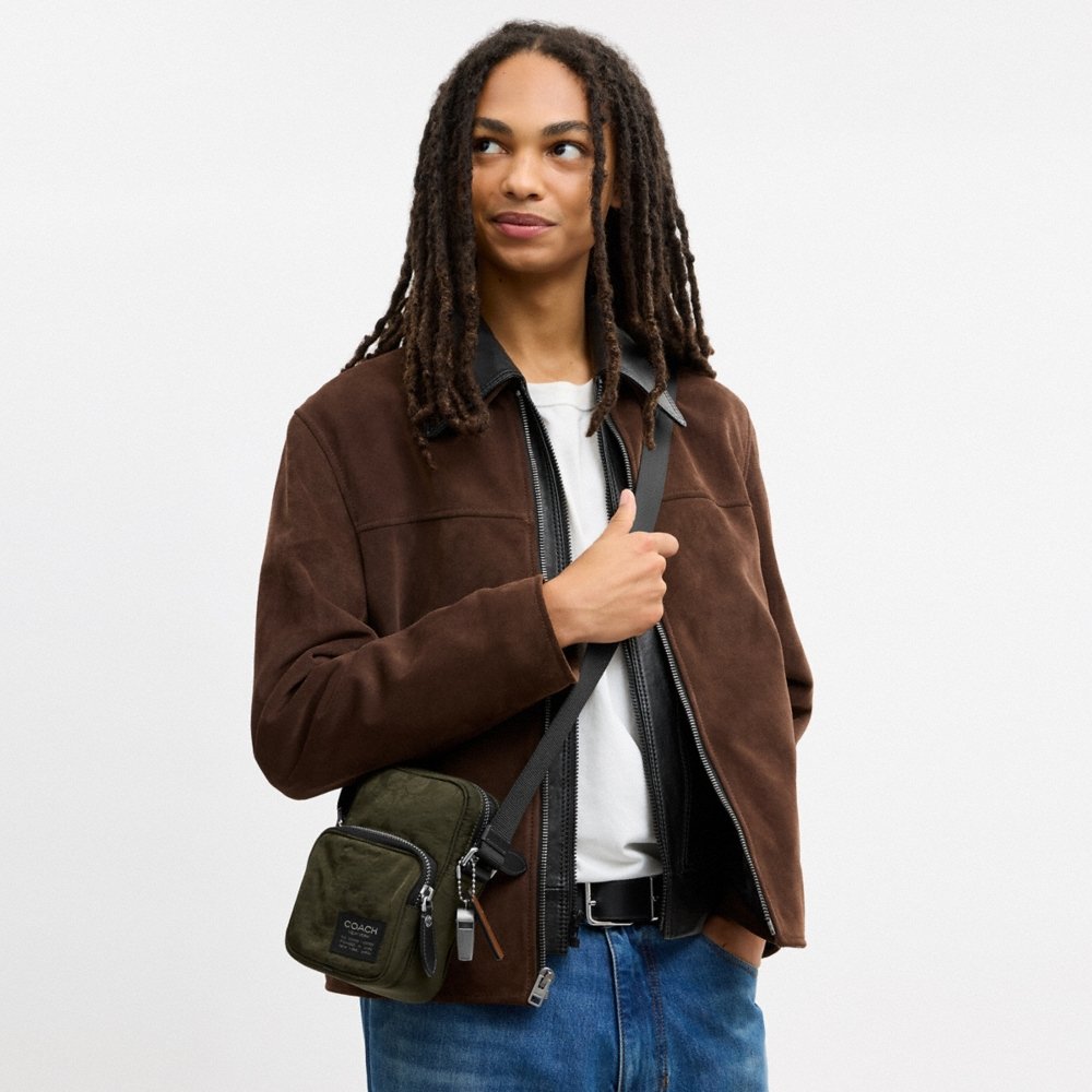 Coach Outlet Locke Crossbody Bag In Signature Nylon Jacquard - Preorder