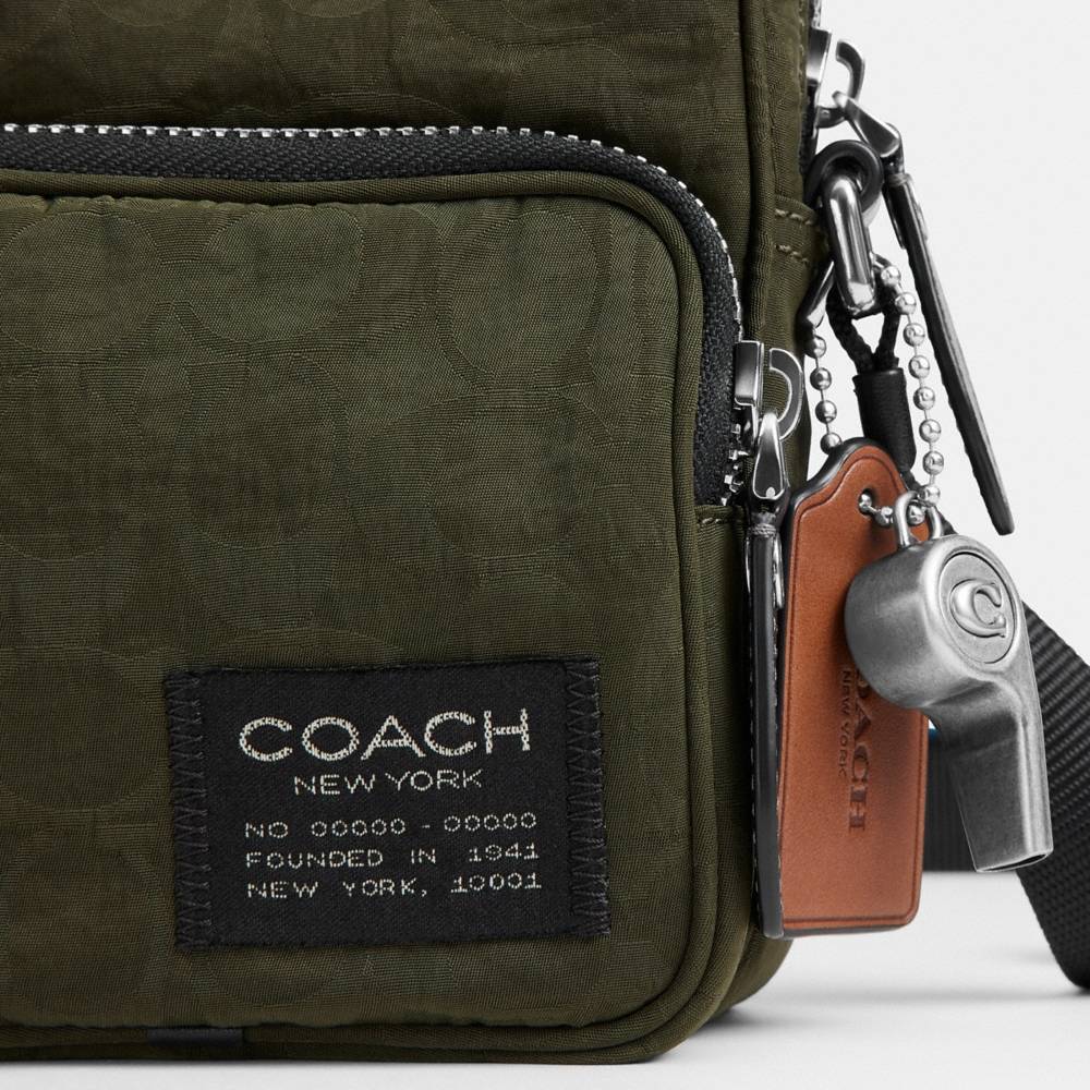 Coach Outlet Locke Crossbody Bag In Signature Nylon Jacquard - Preorder