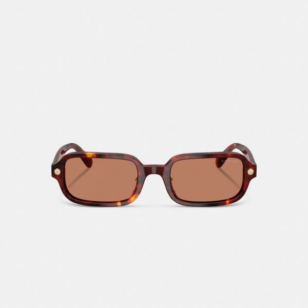 Coach Charms Narrow Rectangle Sunglasses - Preorder