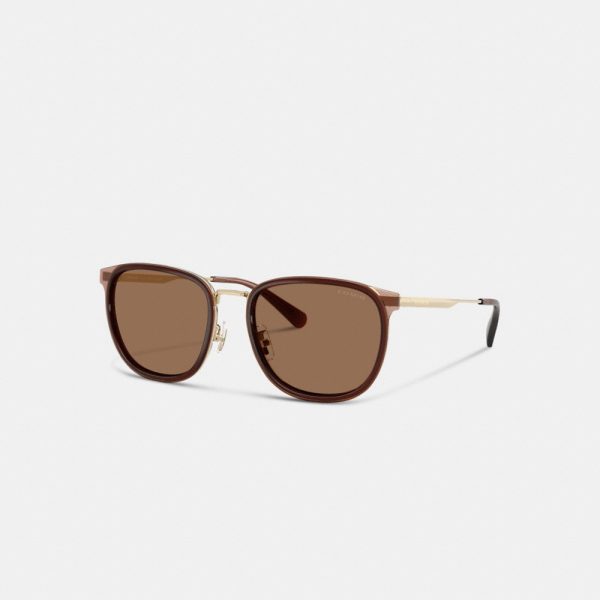 Coach Metal Square Sunglasses - Preorder