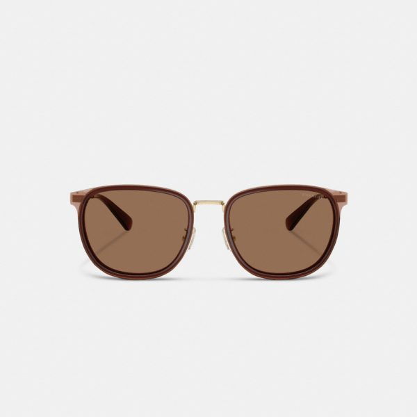 Coach Metal Square Sunglasses - Preorder
