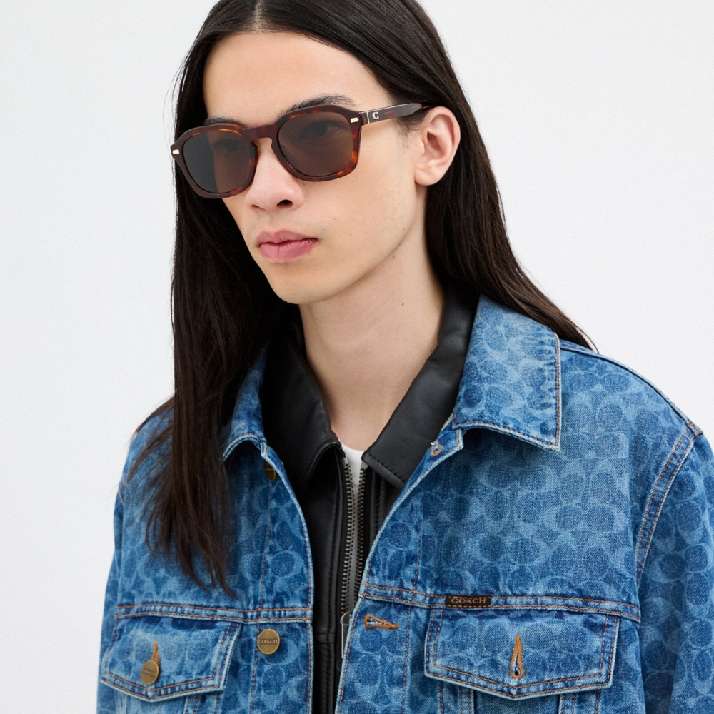 Coach C Hardware Round Sunglasses - Preorder