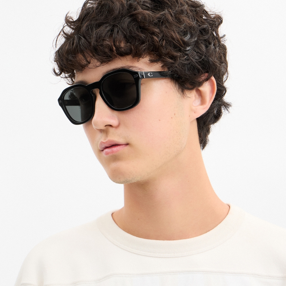 Coach C Hardware Round Sunglasses - Preorder