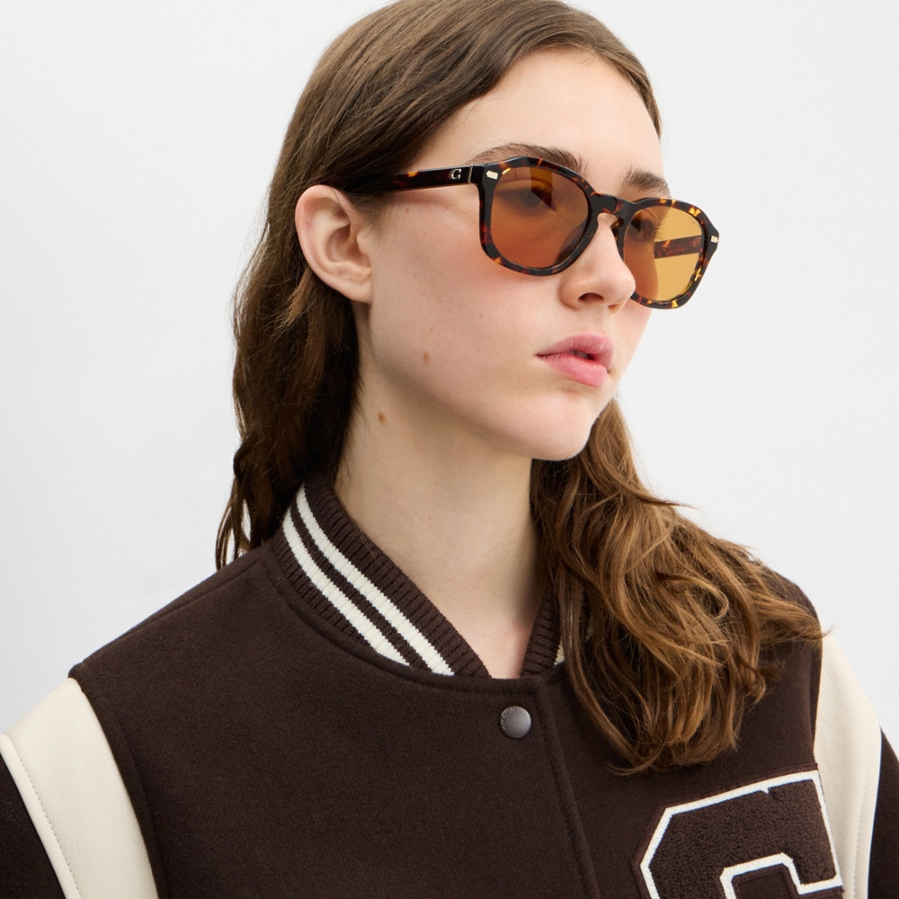 Coach C Hardware Round Sunglasses - Preorder