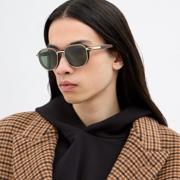 Coach Clip-On Round Sunglasses - Preorder